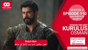 Watch Kurulus Osman Season 4 Episode 110 With Urdu Subtitles