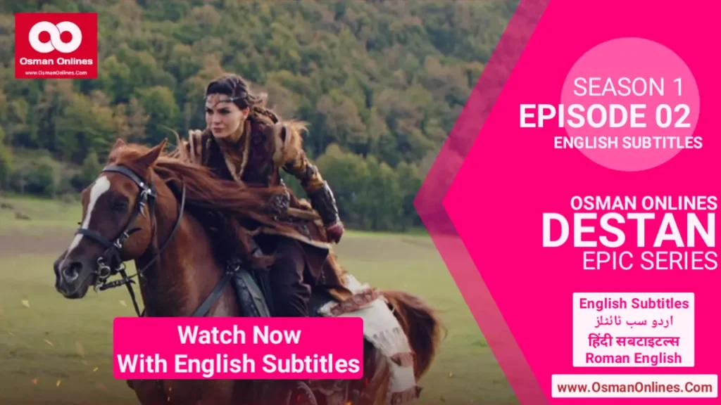 Akkız standing bravely among mountain warriors in Destan Chapter 2 tribal drama scene