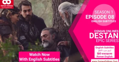 Destan Chapter 8 historical scene showing Akkız and Batuga facing political tension in a Turkic tribal setting