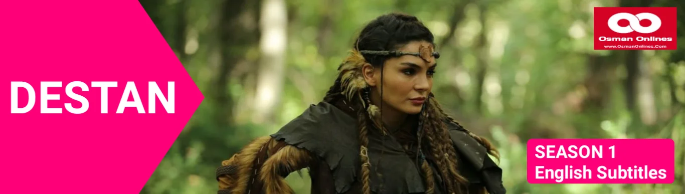 Destan historical drama inspired by early Turkic legends featuring heroic warriors and steppe landscapes