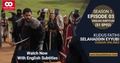 Selahaddin Eyyubi Chapter 3 historical drama scene showing Saladin discussing strategy with his companions