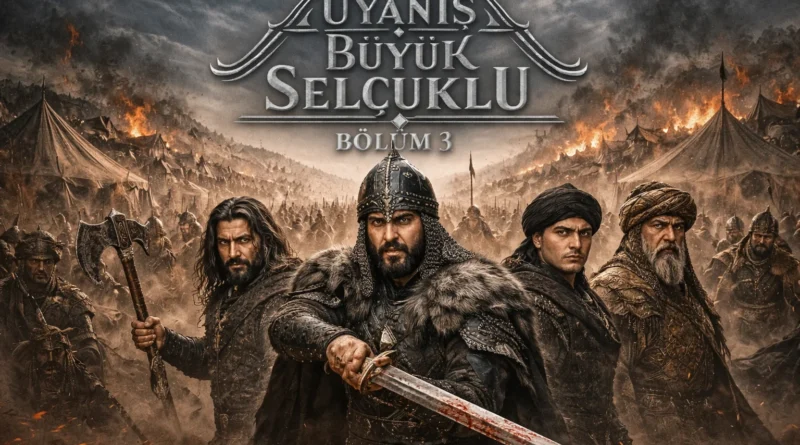 Uyanis Buyuk Selcuklu Chapter 3 scene showing Sultan Melikshah and Seljuk warriors planning strategy