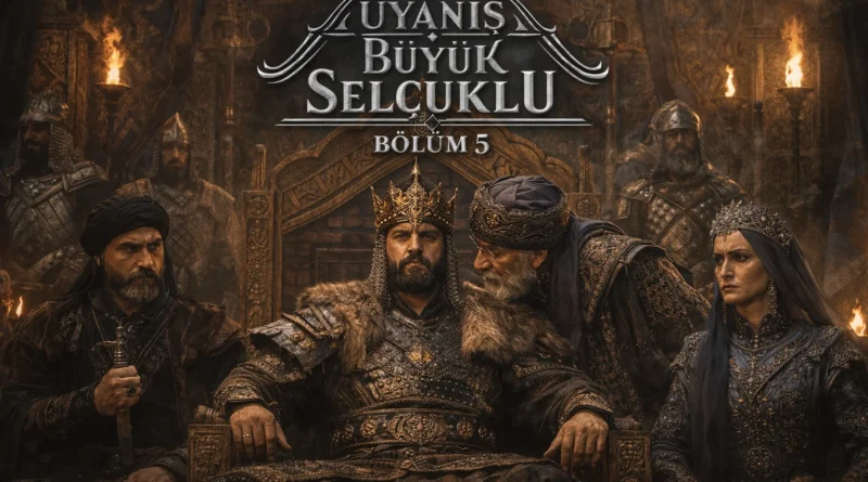 Uyanis Buyuk Selcuklu Chapter 5 scene showing Sultan Melikshah and Seljuk warriors planning a strategic campaign