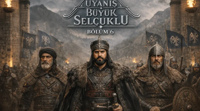 Uyanis Buyuk Selcuklu Chapter 6 scene showing Sultan Melikshah and Seljuk warriors planning strategy in the imperial court