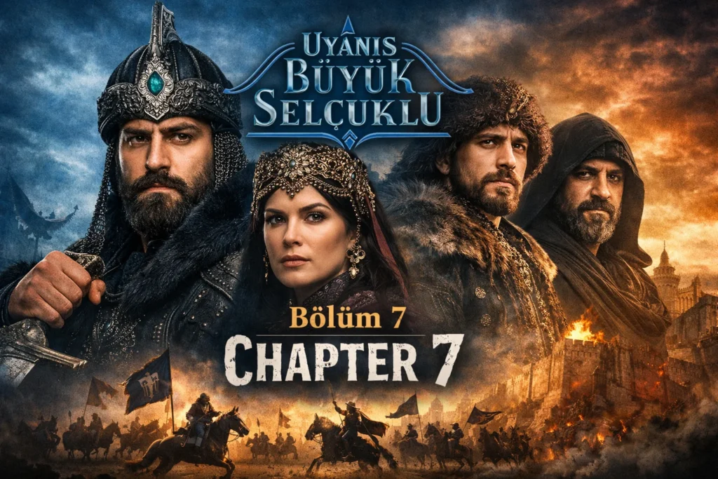 Uyanis Buyuk Selcuklu Chapter 7 showing Sultan Melikshah and Seljuk warriors preparing for a strategic campaign